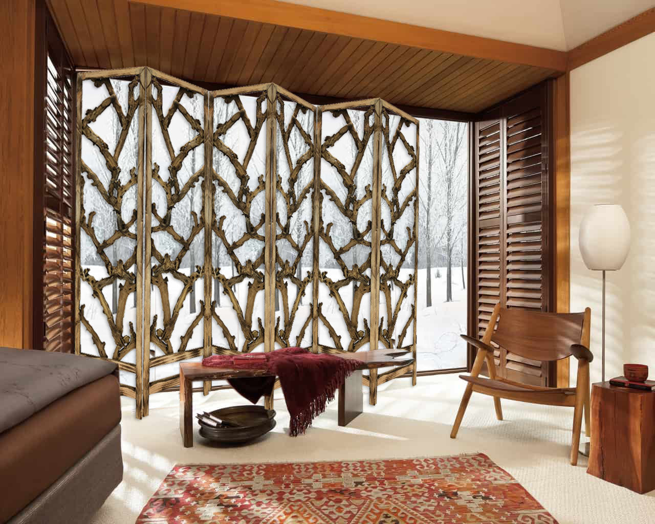 Screen Gems Mulbery Alpine Screen 4 Panel-zoom-3