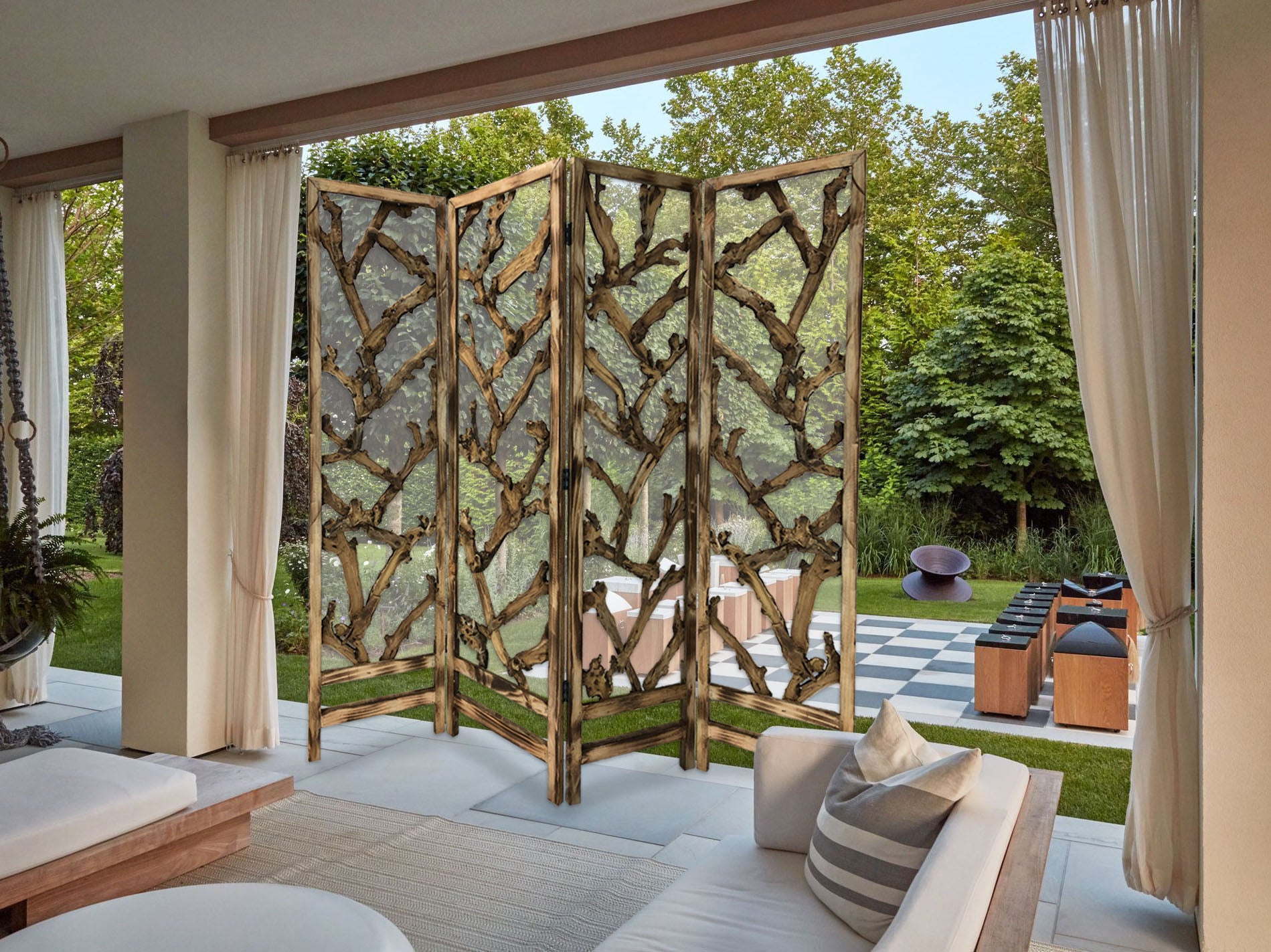 Screen Gems Mulbery Alpine Screen 4 Panel-zoom-7