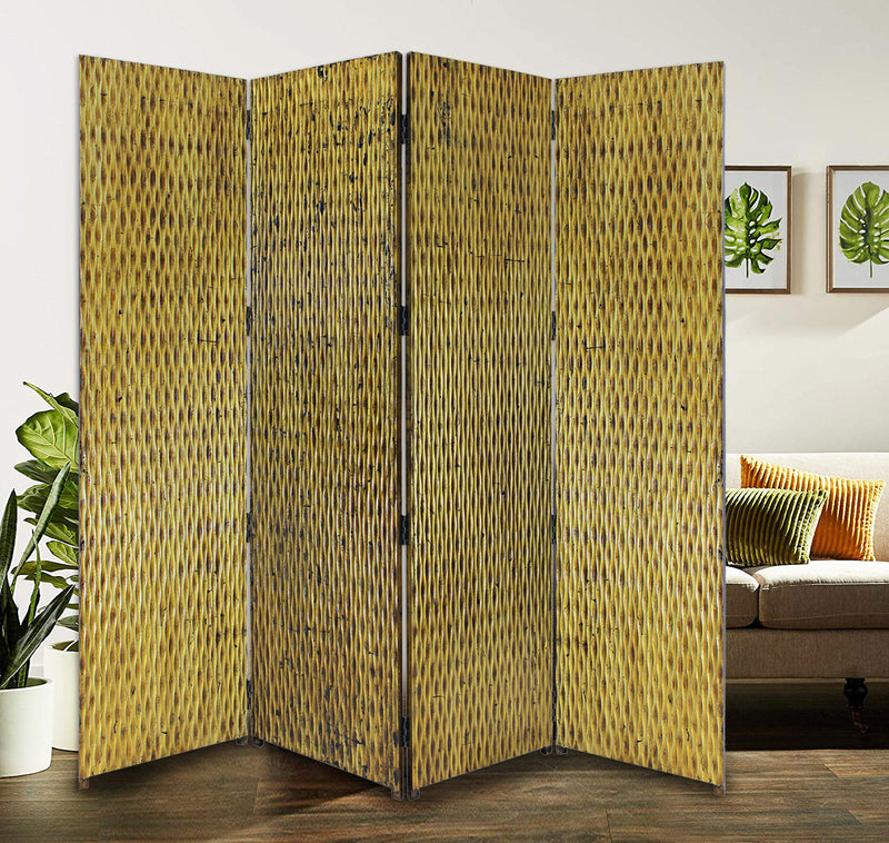 Screen Gems Gilded Screen 4-Panel-zoom-