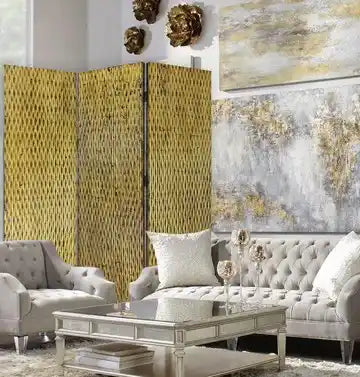 Screen Gems Gilded Screen 3-Panel-zoom-1