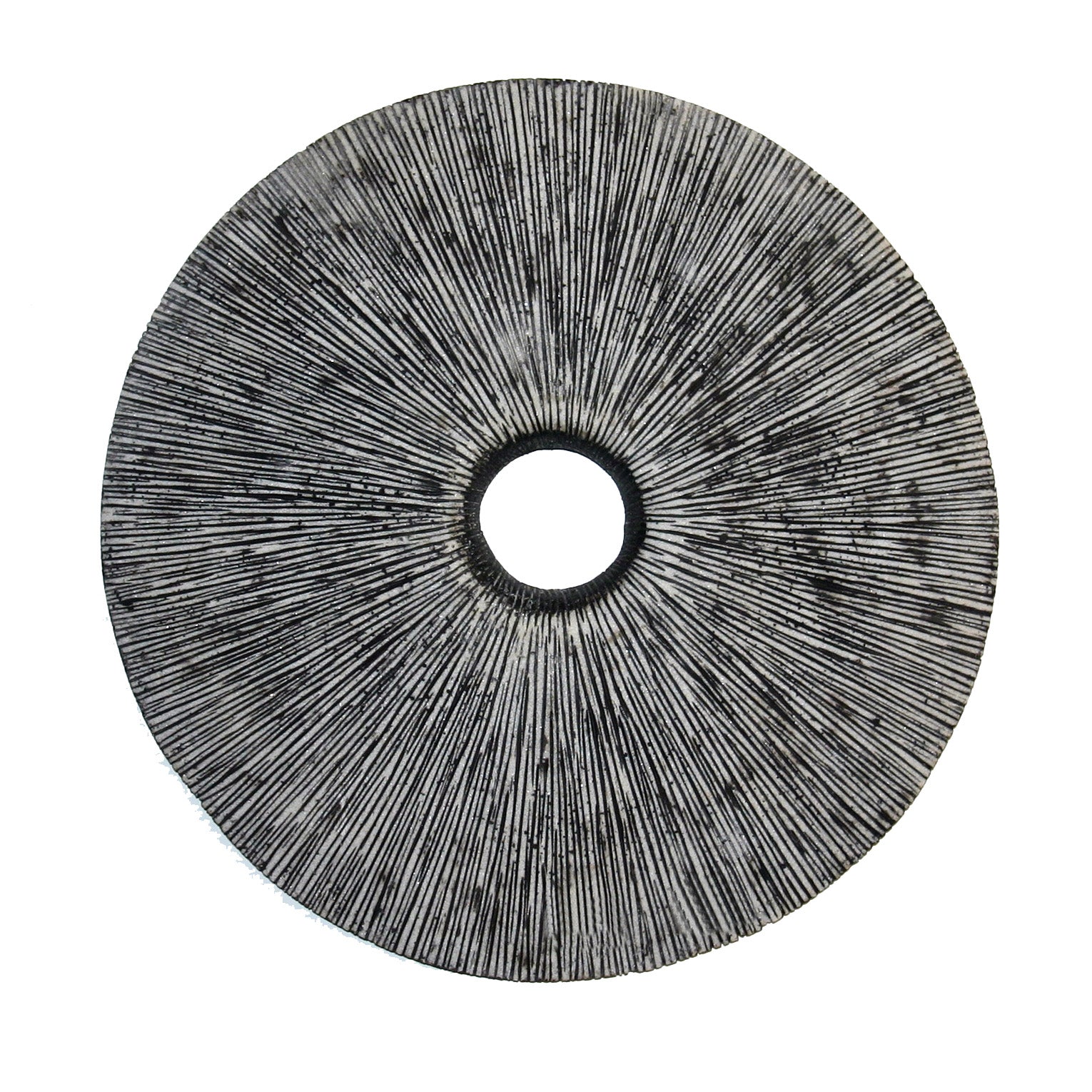 Sandstone Ribbed Round Wall Art Middle Hole-zoom-4