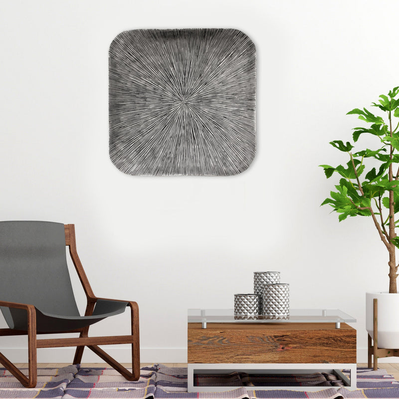 The Sandstone Square Design Wall Art-zoom-