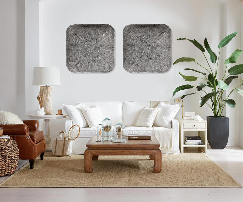 The Sandstone Square Design Wall Art-zoom-