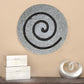 Sandstone Fine Polished Round Wall Decor W/Glass Pieces, Circle Design 19 X 2.5