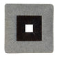 Square Wall Art, Ribbed Finish 14" X 2"