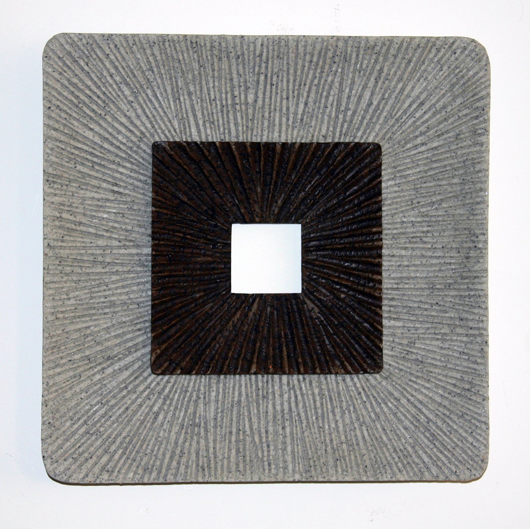 Square Wall Art, Ribbed Finish 19" X 2.36"-zoom-4
