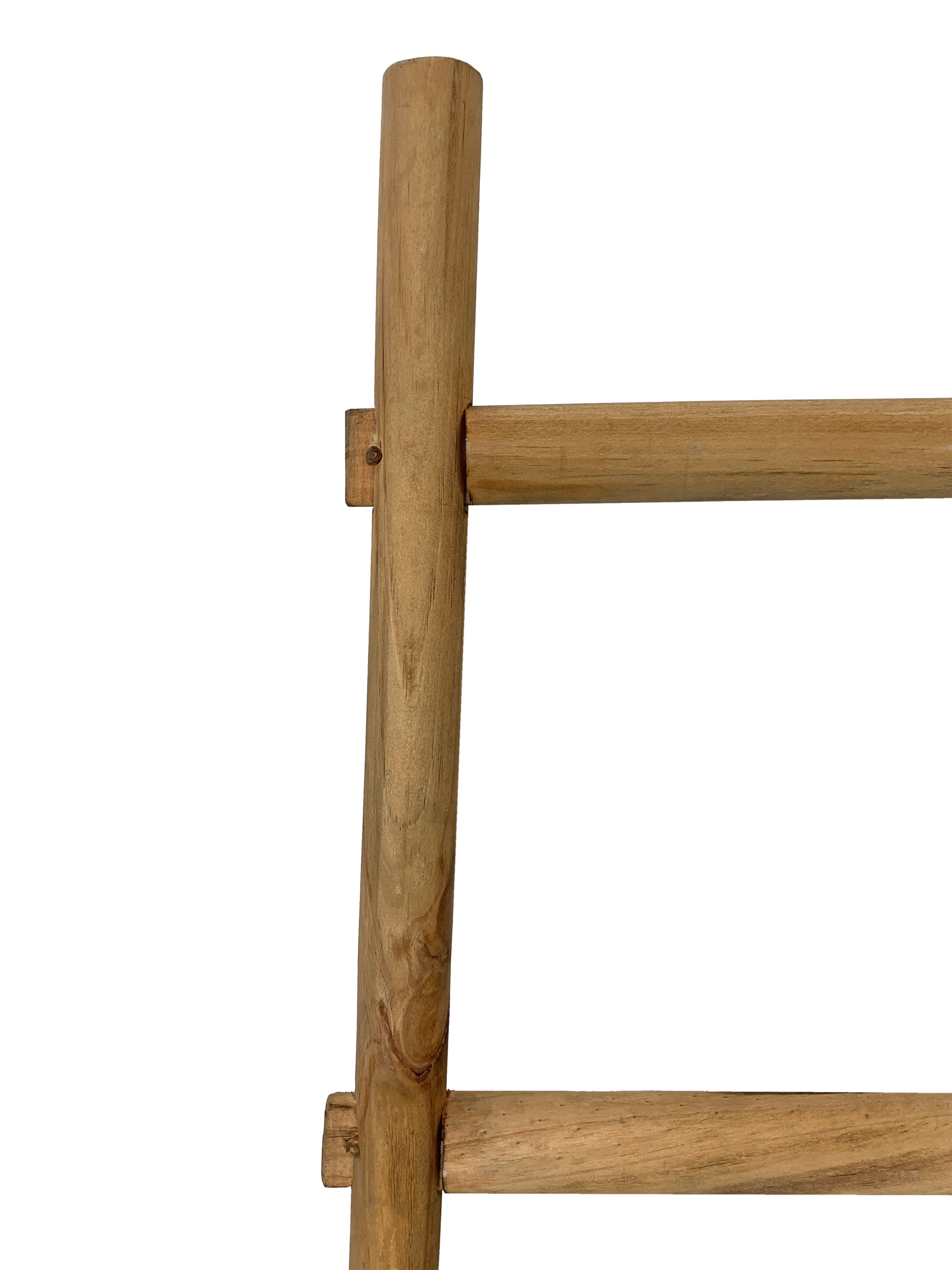 Screen Gems 5 Step Blankrock Decorative Wooden Ladder Brown-zoom-5