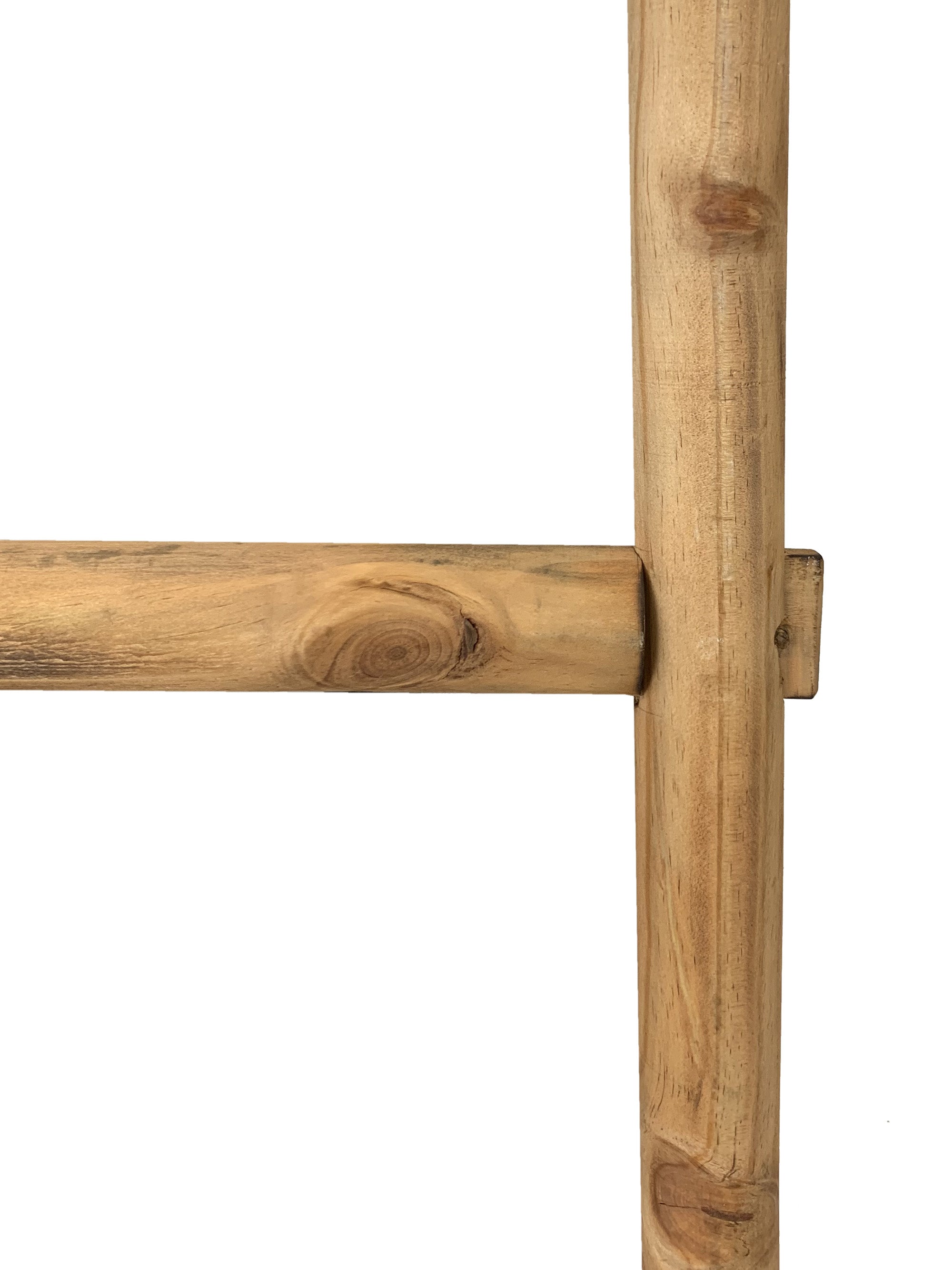 Screen Gems 5 Step Blankrock Decorative Wooden Ladder Brown-zoom-6