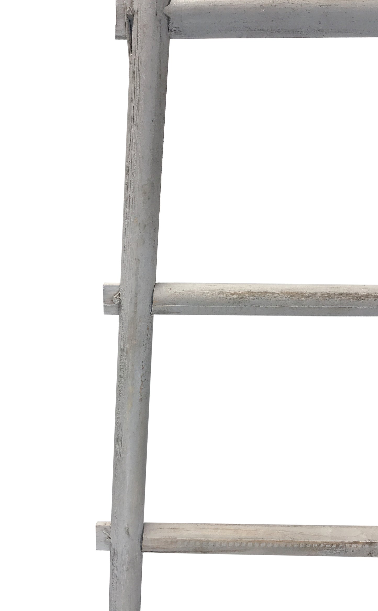 Screen Gems 5 Step Blankrock Decorative Wooden Ladder Grey