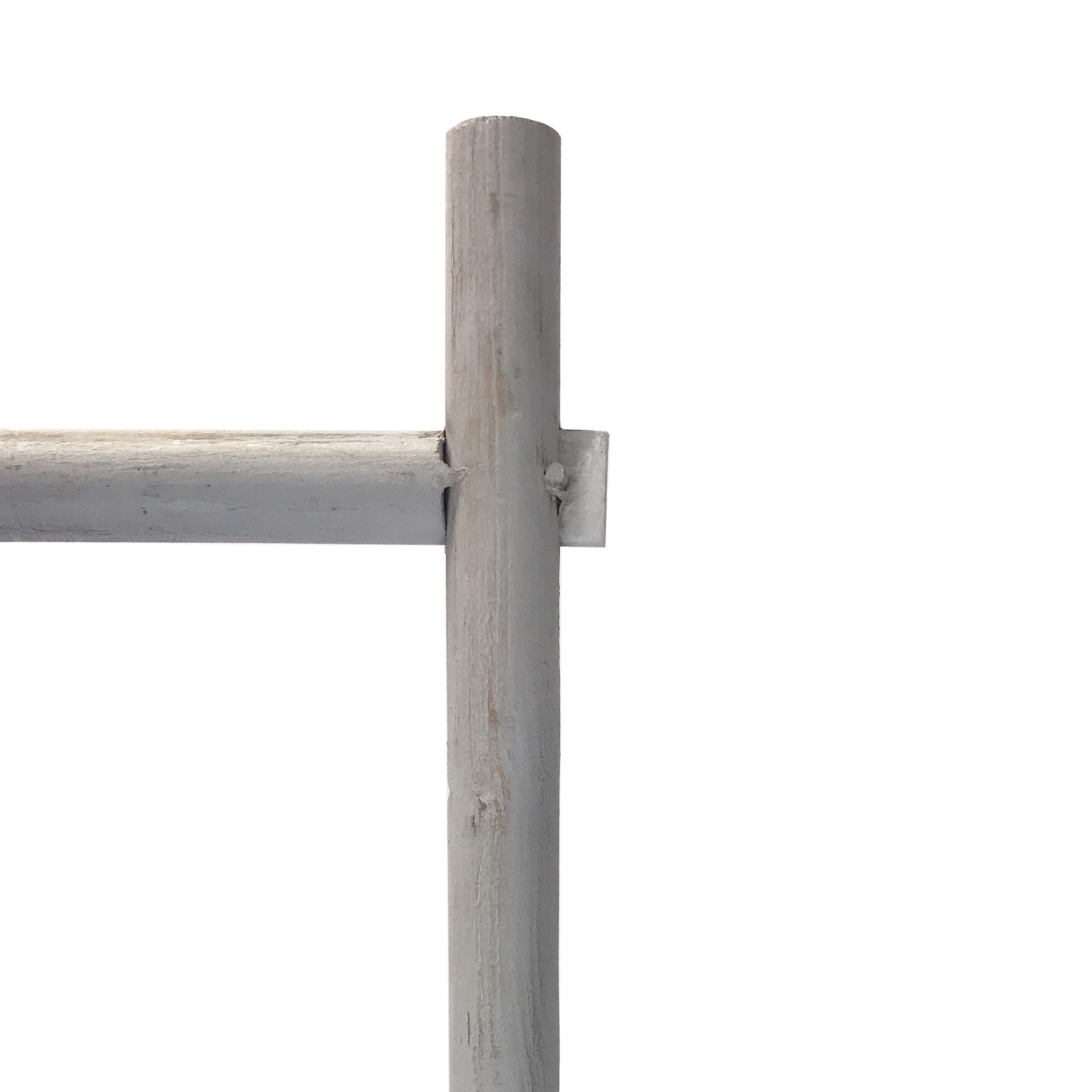 Screen Gems 5 Step Blankrock Decorative Wooden Ladder Grey-zoom-4