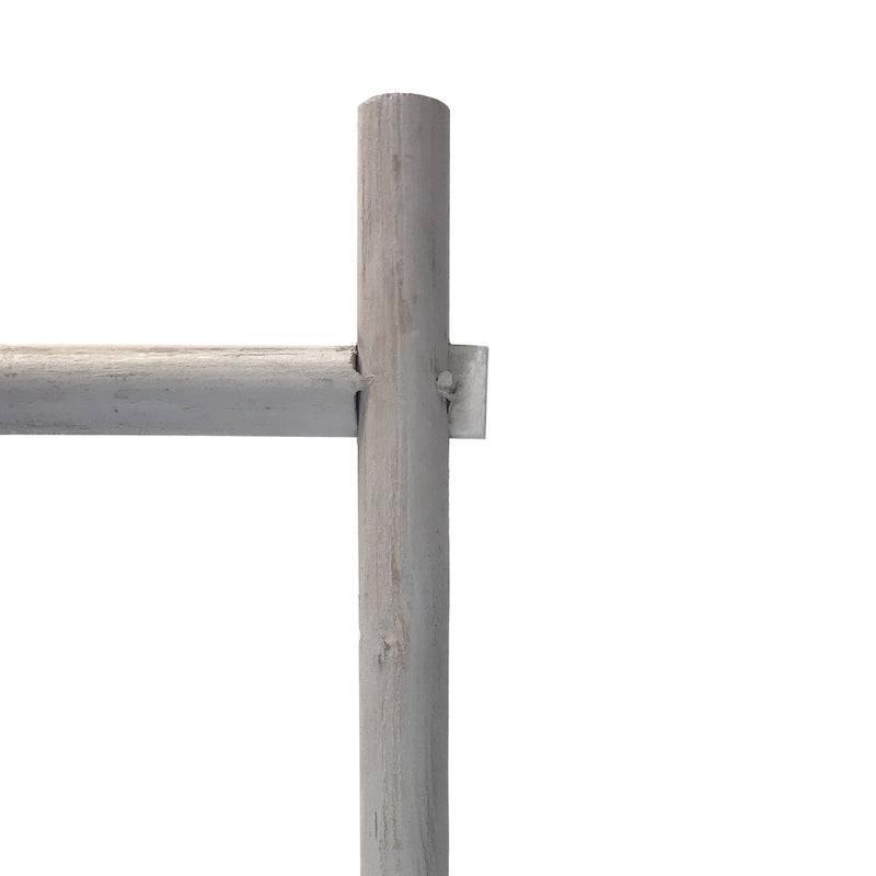Screen Gems 5 Step Blankrock Decorative Wooden Ladder Grey-zoom-