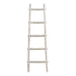 Screen Gems 5 Step Blankrock Decorative Wooden Ladder White