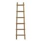 Screen Gems 6 Step Blankrock Decorative Wooden Ladder Brown