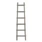 Screen Gems 6 Step Blankrock Decorative Wooden Ladder Grey