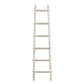 Screen Gems 6 Step Blankrock Decorative Wooden Ladder White