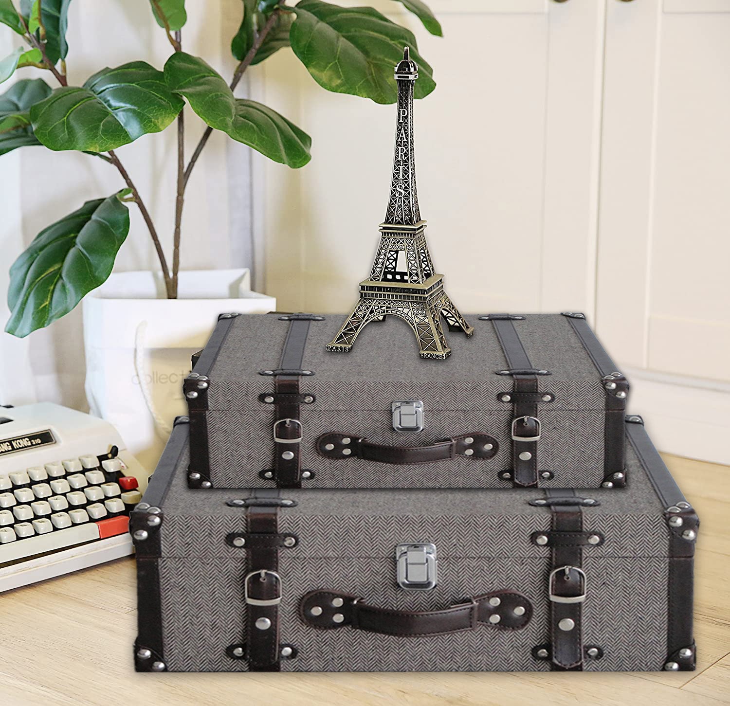 Mandalay Tweed Suitcases-zoom-2