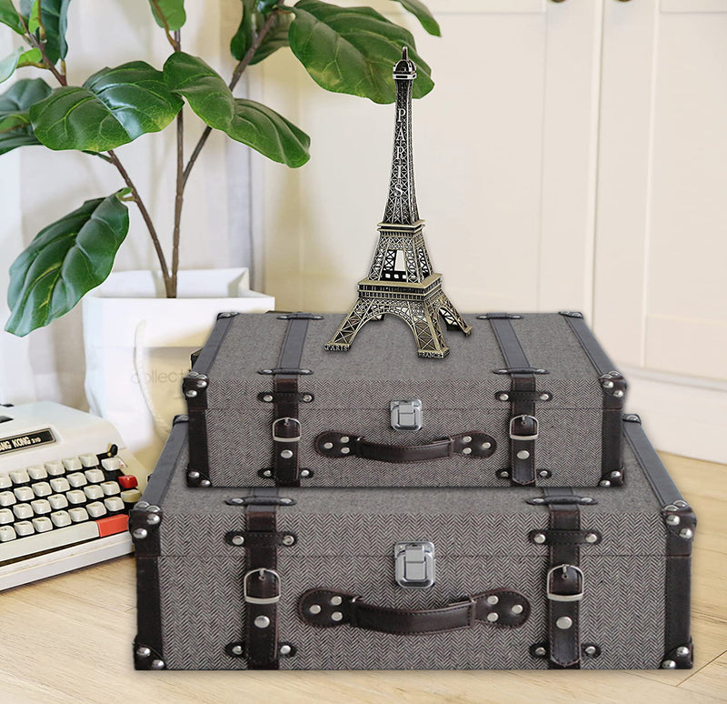 Mandalay Tweed Suitcases-zoom-
