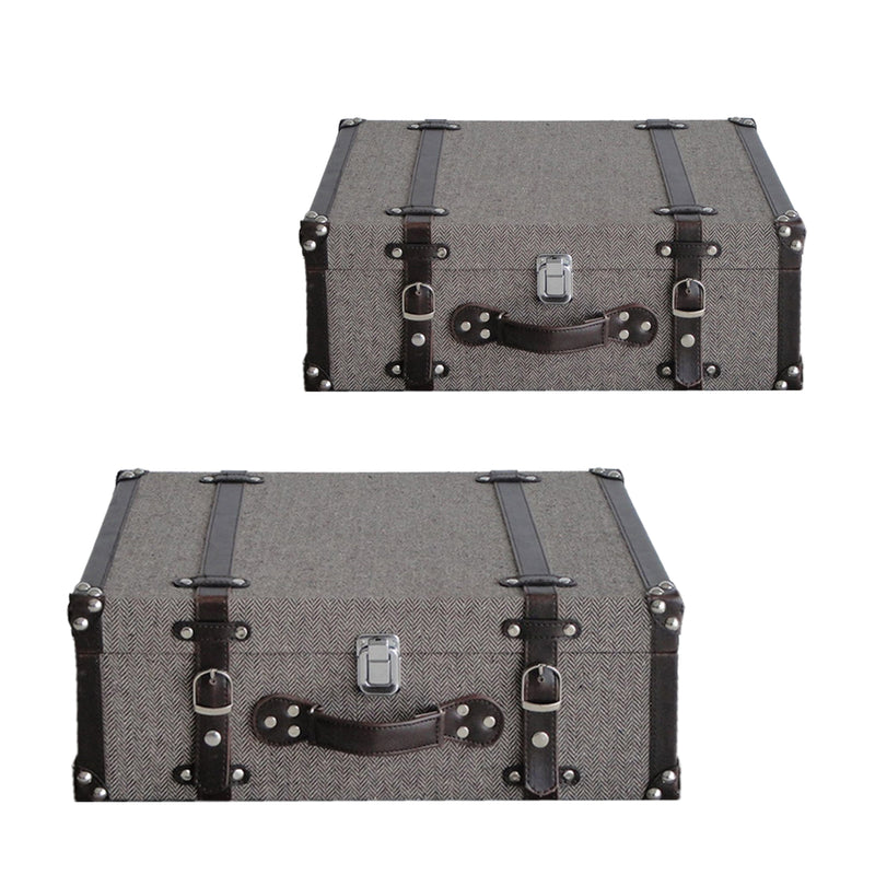 Mandalay Tweed Suitcases-zoom-