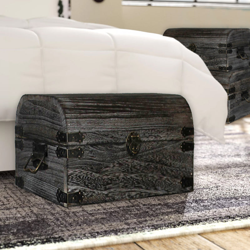 S/3 Box Middle Century Style Wooden Storage Boxes-zoom-