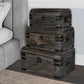 S/3 Box Middle Century Style Wooden Storage Boxes