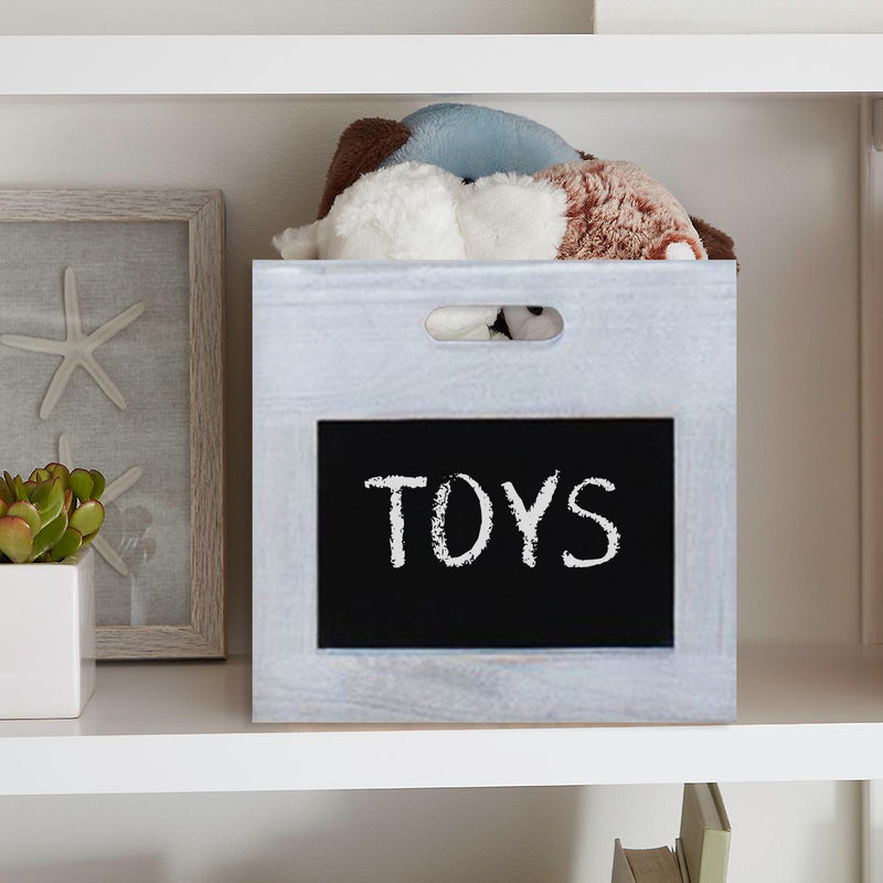 S/3 Storage Box With Chalkboard Grey-zoom-