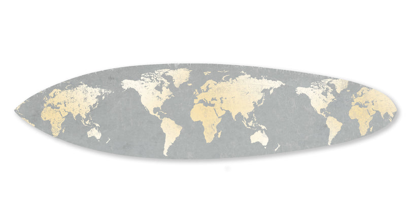 Screen Gems Around The World Surfboard Wall Art-zoom-