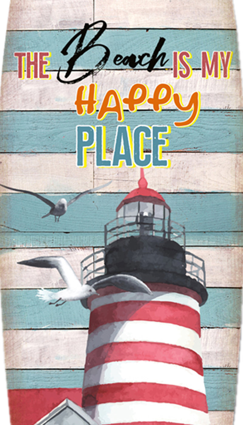 Screen Gems Lighthouse Surfboard Wall Art-zoom-
