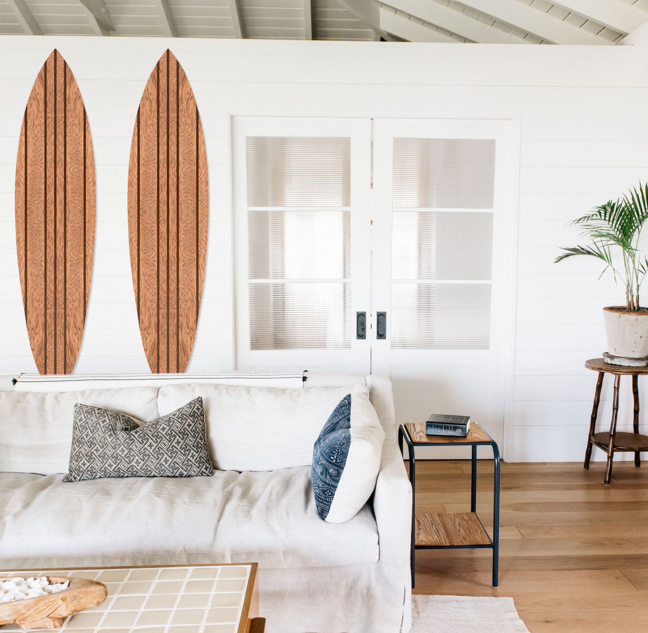 Screen Gems Beach Bum Surfboard Wall Art-zoom-2