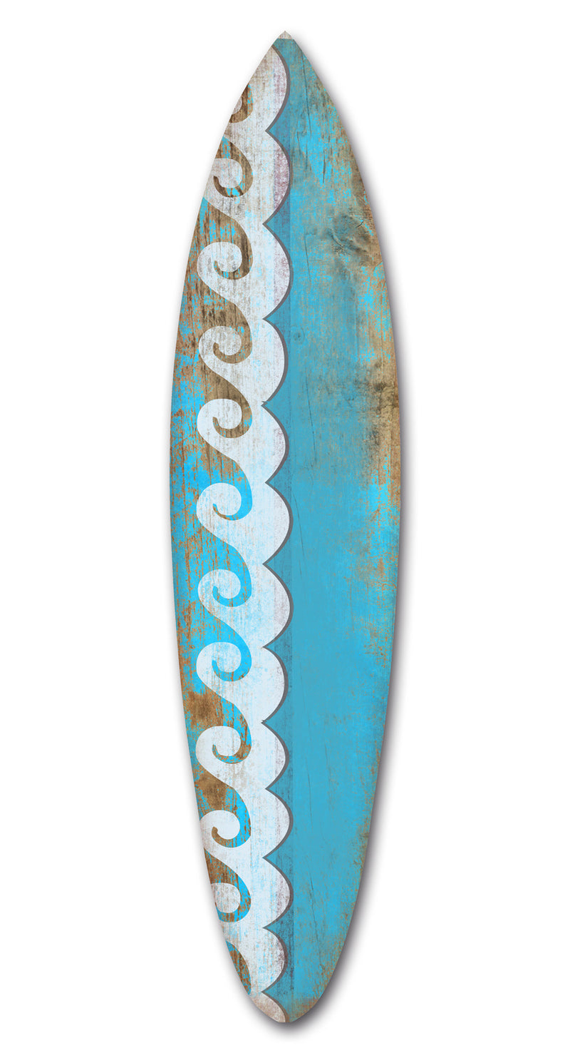 Screen Gems Aqua Surfboard Wall Art-zoom-
