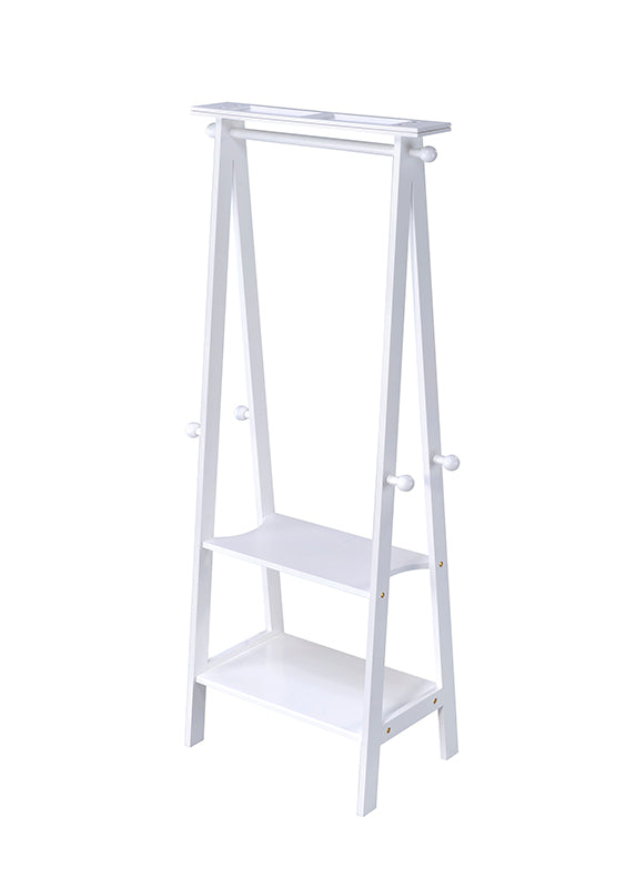 59" In White Garment Rack-zoom-1