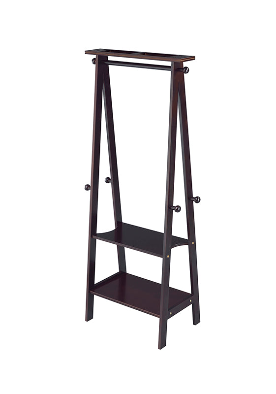 59" In Espresso Garment Rack