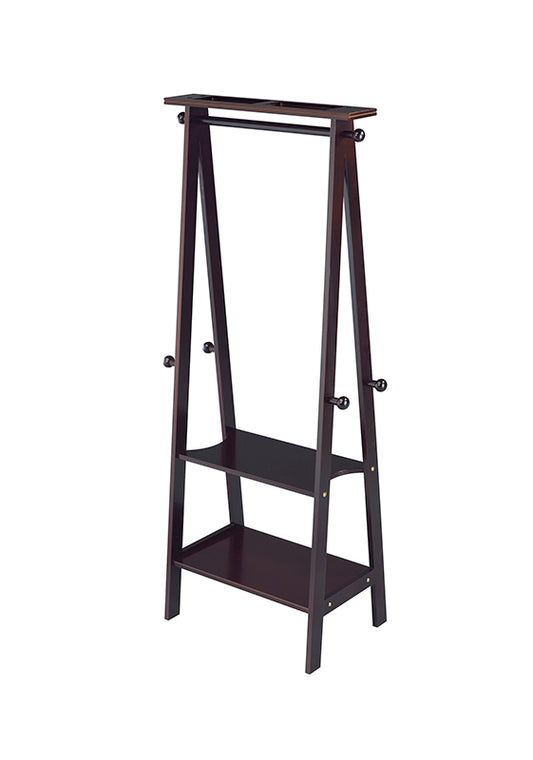 59" In Espresso Garment Rack