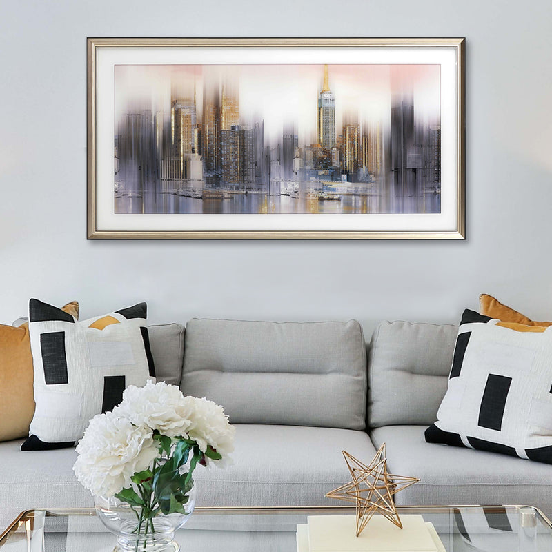 Bright City Day Framed Wall Art-zoom-