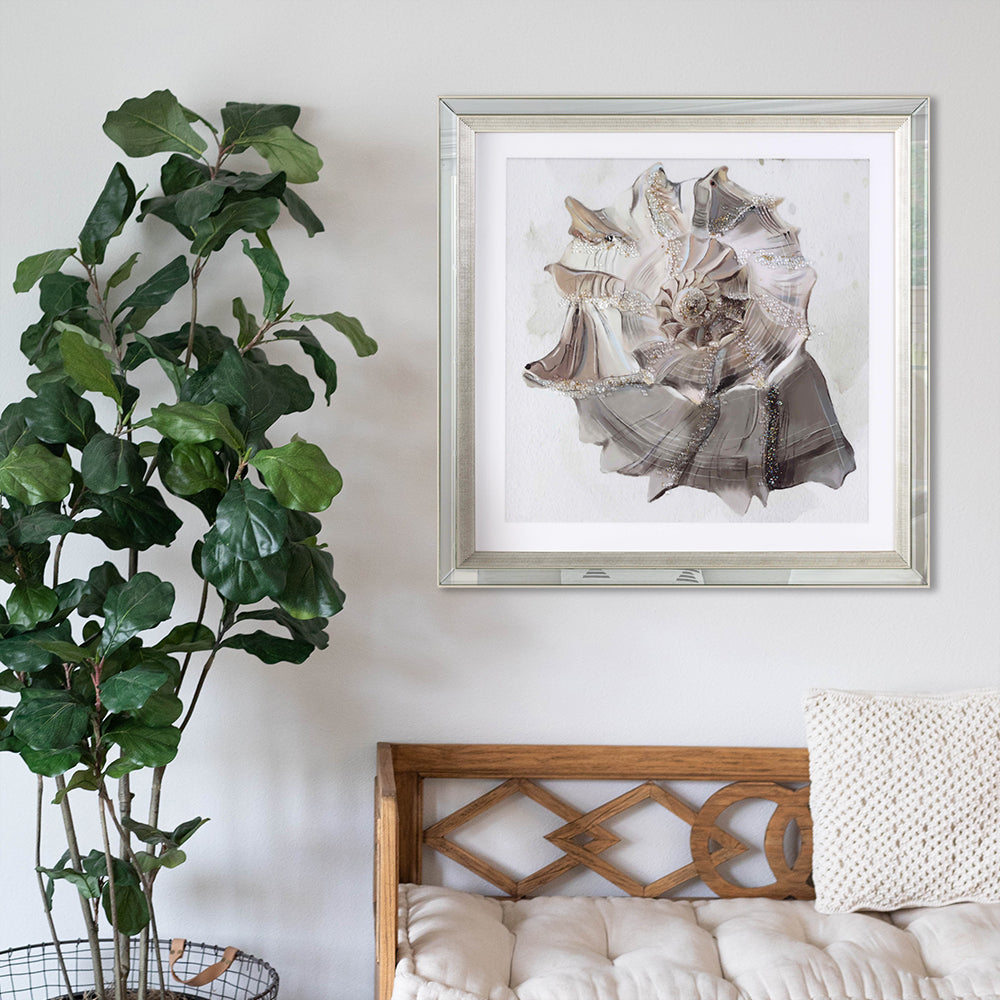 Nautical Sea Shells Framed Wall Art-zoom-1