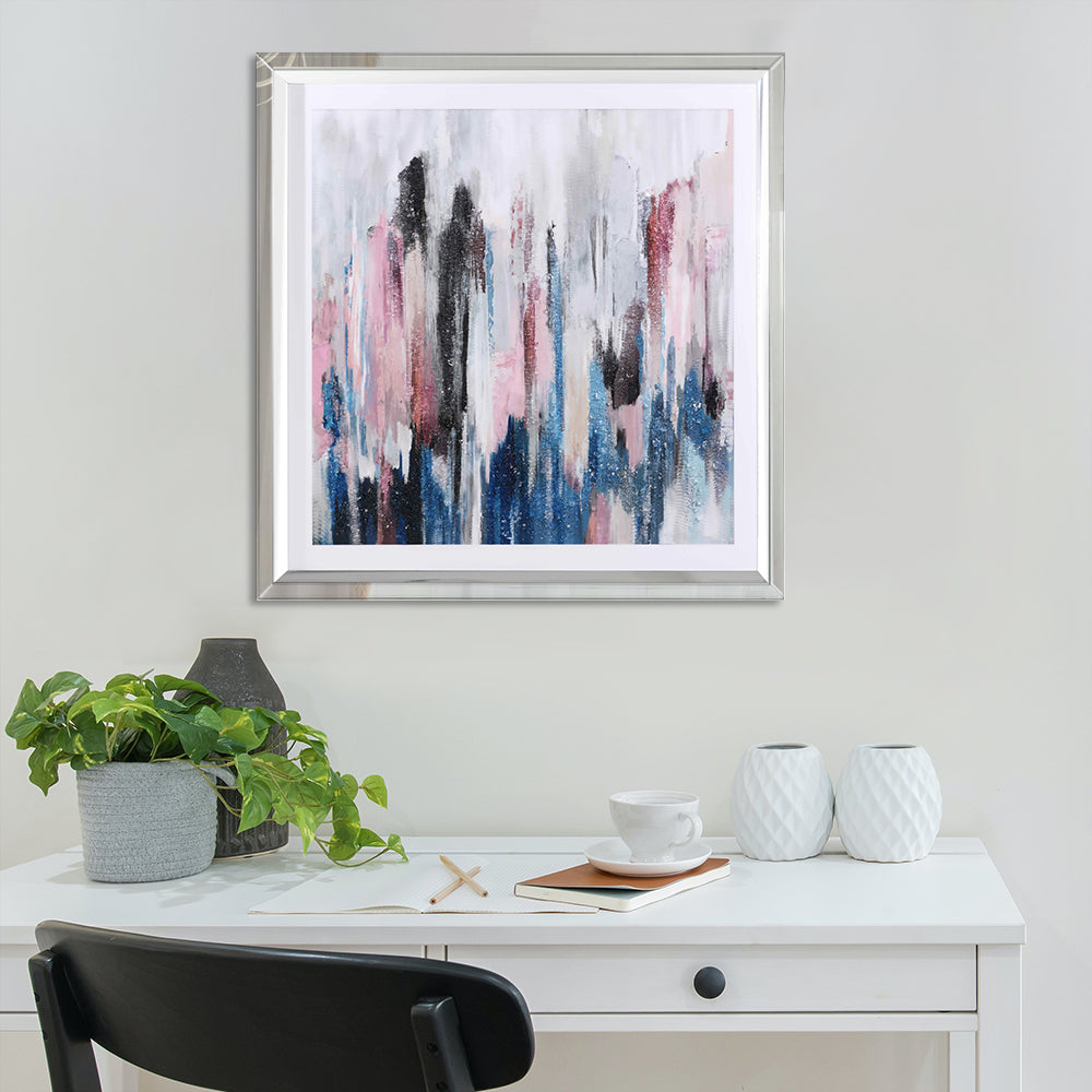 3D Painting Multi Color Framed Wall Art-zoom-1