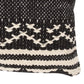 18 X 18 Jacquard Square Decorative Cotton Accent Throw Pillow With Aztec Tribal Boho Pattern Black White