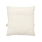 18 X 18 Square Cotton Decorative Accent Throw Pillow Raised Diamond Embroidery Beige