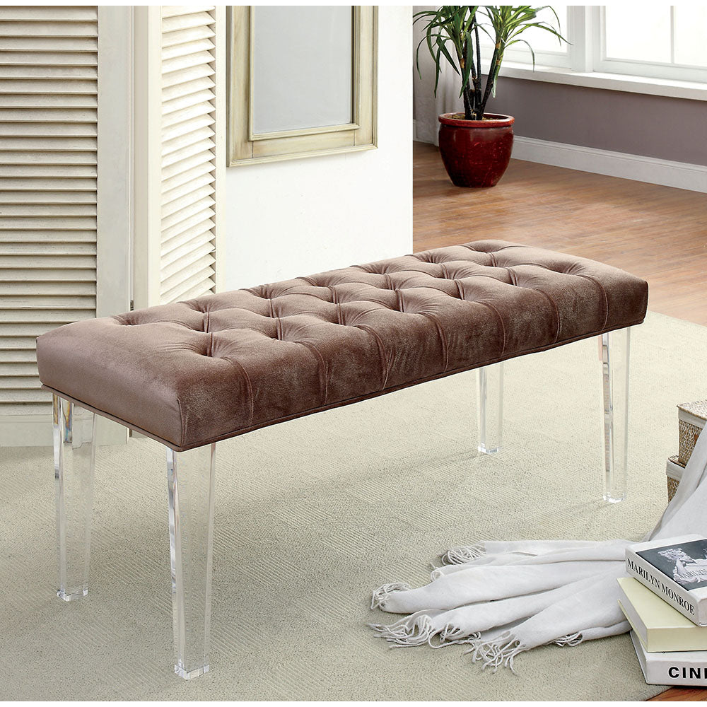 Elegant Bench Light Brown-zoom-1