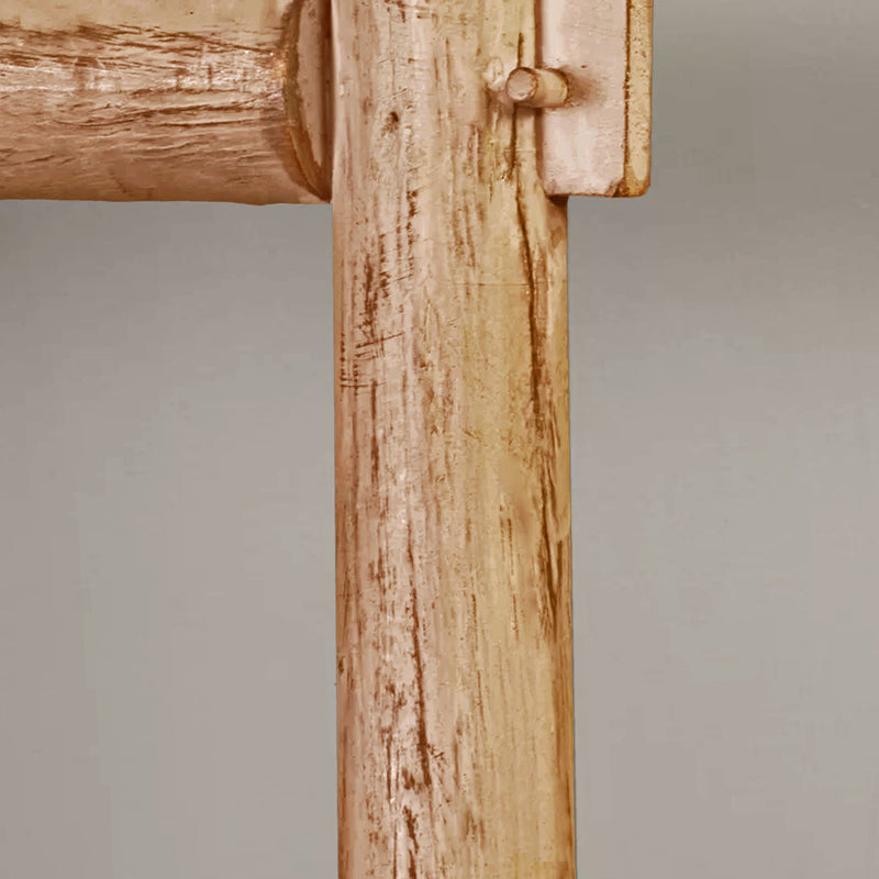 Screen Gems 6 Step Blankrock Decorative Wooden Ladder Brown-zoom-