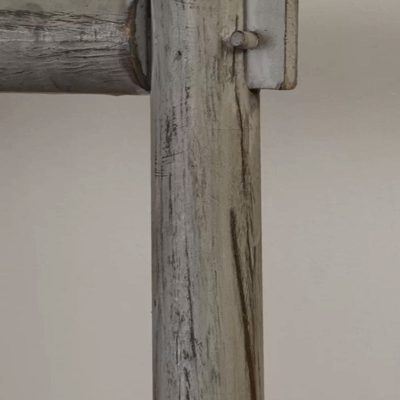 Screen Gems 6 Step Blankrock Decorative Wooden Ladder Grey-zoom-