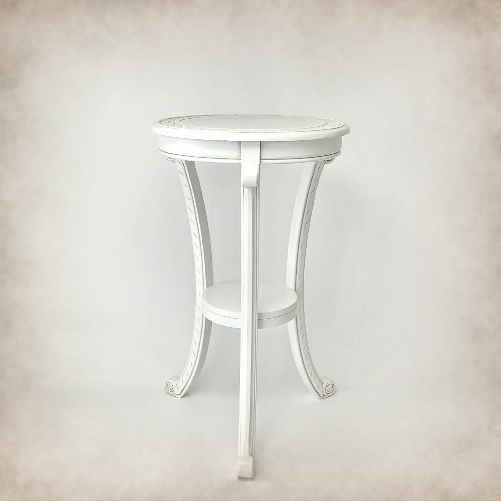 30"H Pedestal White-zoom-1