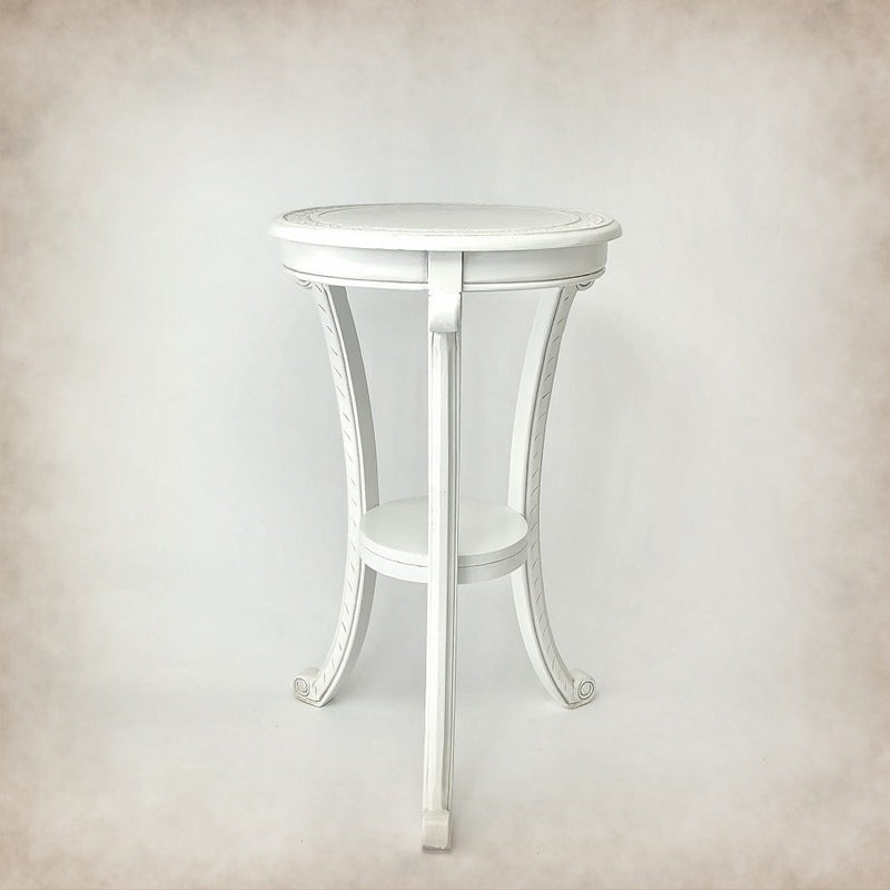 30"H Pedestal White-zoom-