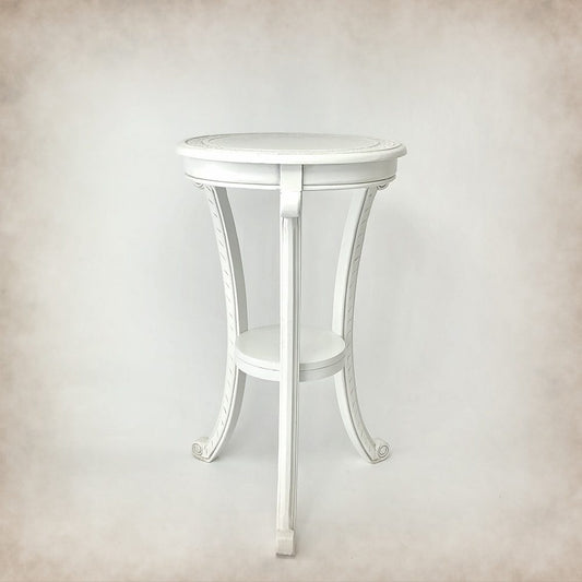 30"H Pedestal White