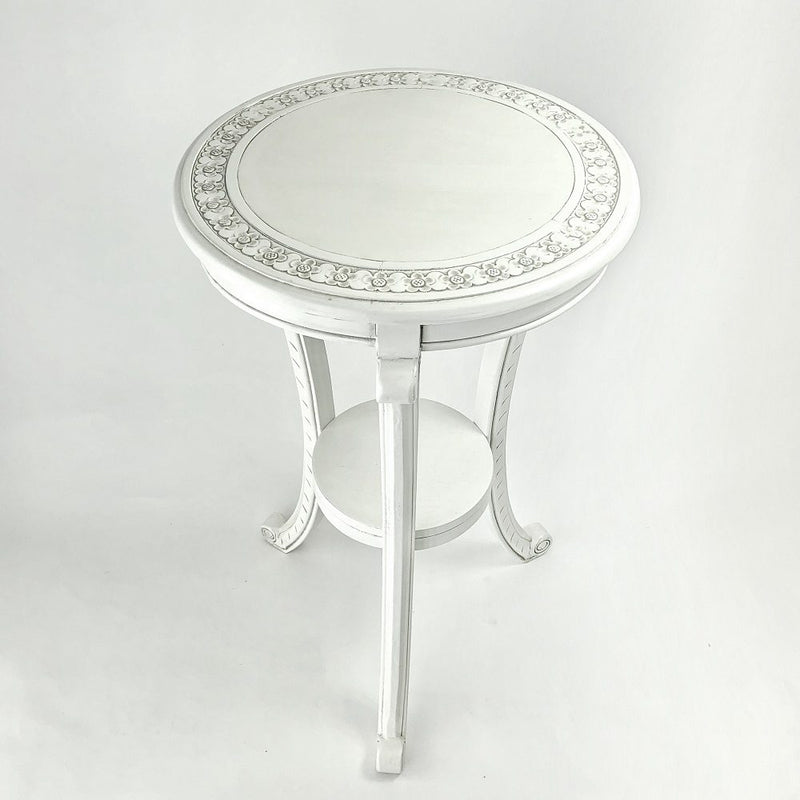 30"H Pedestal White-zoom-