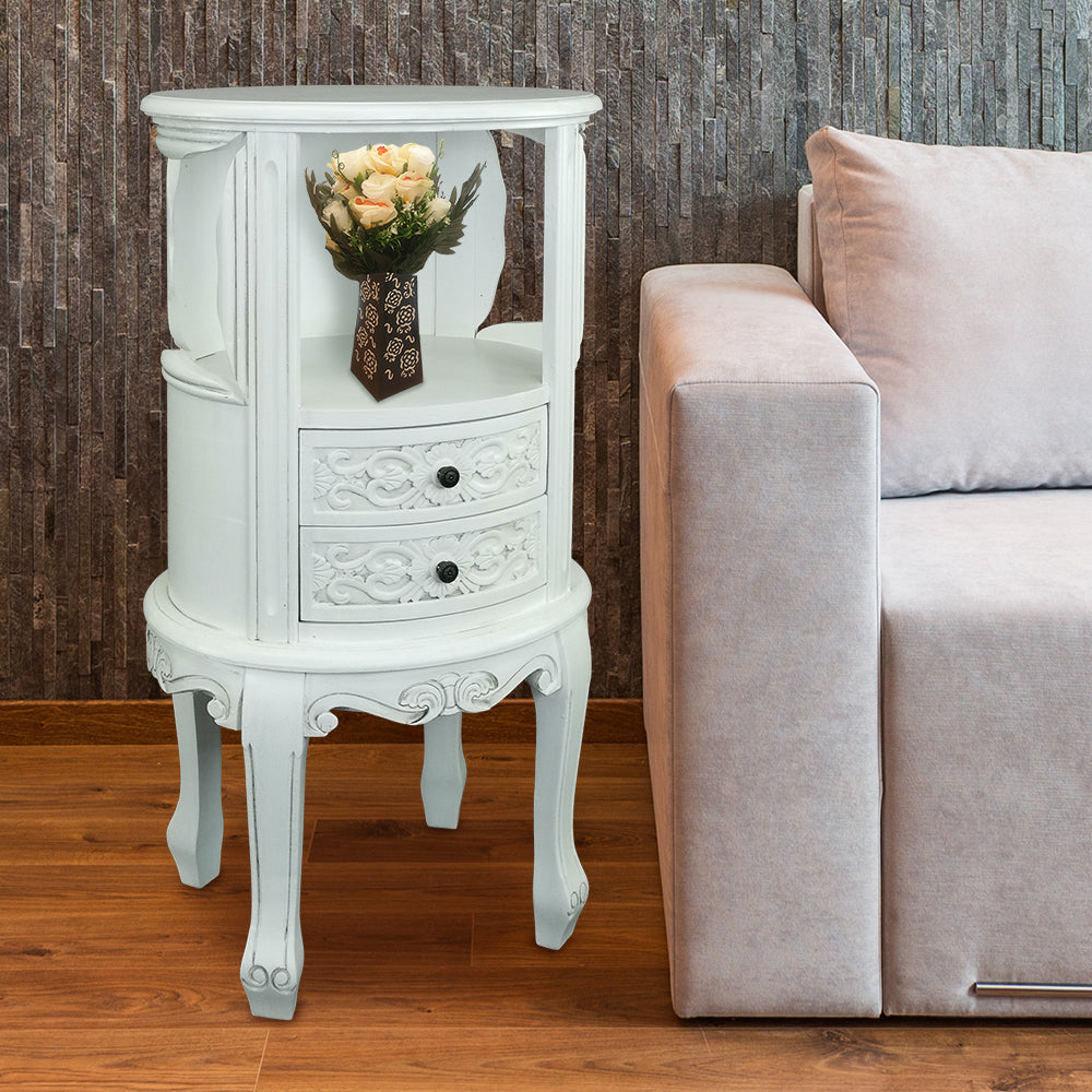 2 Drawer Oval Chest-zoom-1