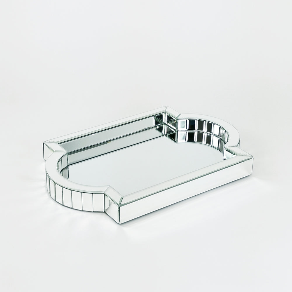 Beveled Mirror Tray