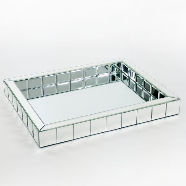 Beveled Mirror Tray