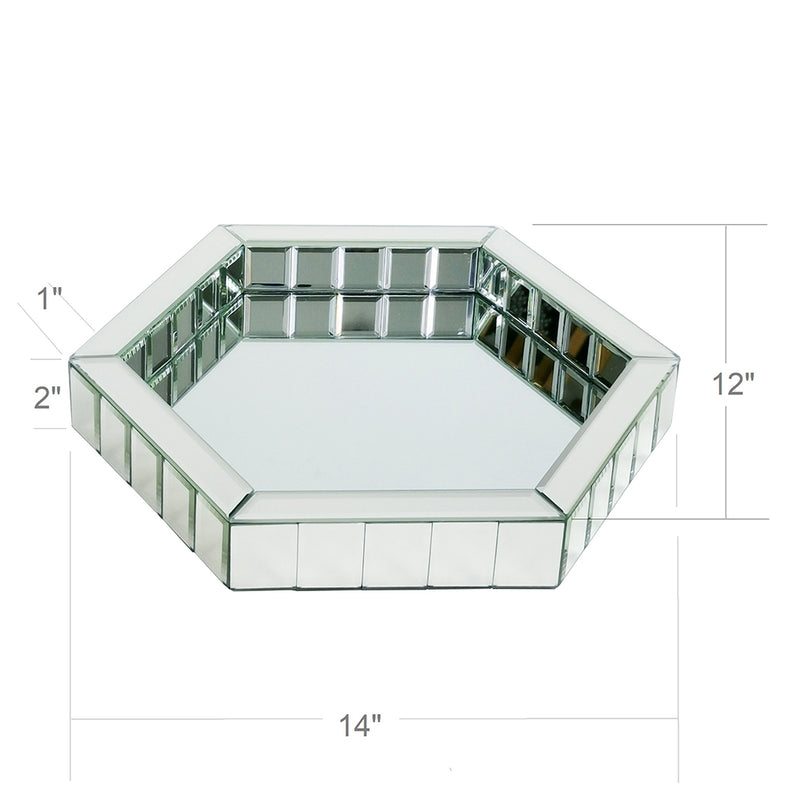 Beveled Mirror Tray-zoom-