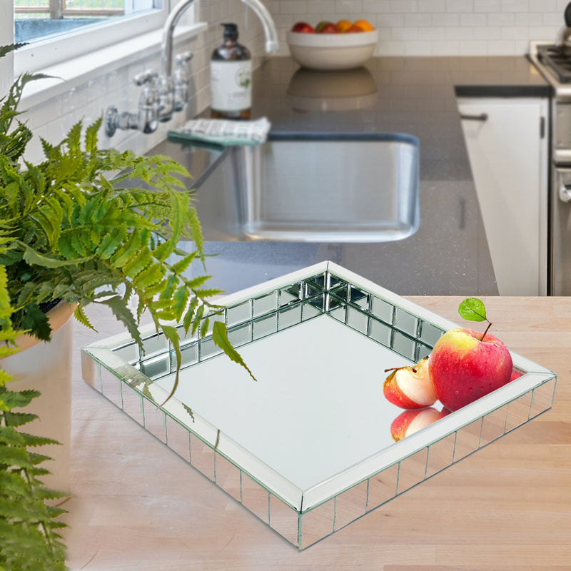 Beveled Mirror Tray-zoom-