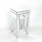 Beveled Mirror End Table